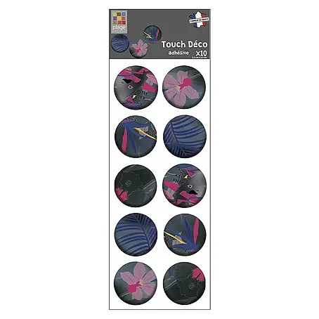Vinilo de pared 3D Vegetación azul