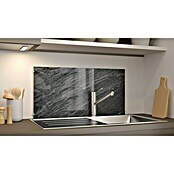CUCINE Küchenrückwand (Schiefer, 80 x 40 cm, Stärke: 6 mm, Einscheibensicherheitsglas (ESG))