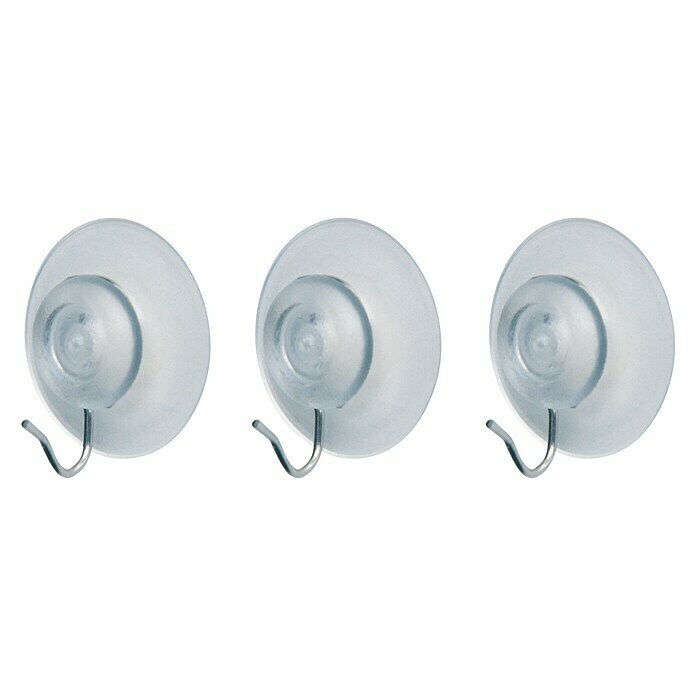 Tiger Handdoekhaak Suction (3 st., Transparant) | BAUHAUS