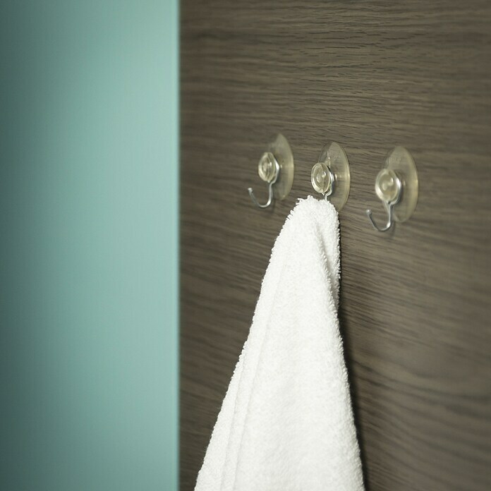 Tiger Handdoekhaak Suction (3 st., Transparant) | BAUHAUS