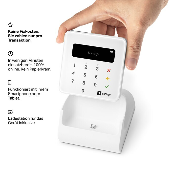 SumUp Kartenterminal Air Bundle4 -tlg. Use Shot