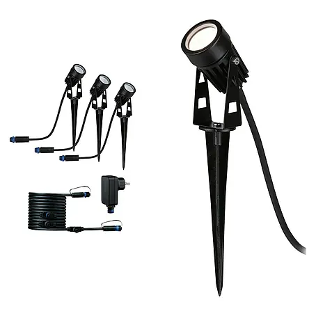 Paulmann Plug & Shine LED-Gartenspot-Set
