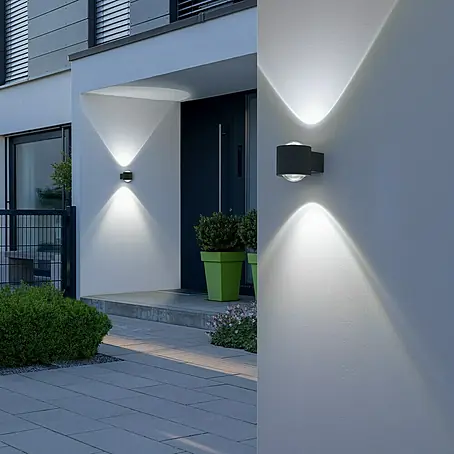 Starlux  LED-Außenwandleuchte Fano