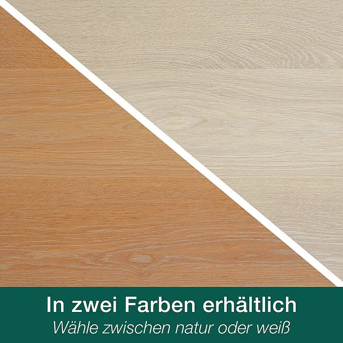 Bona Home Parkett-Öl - 2,5 l, Weiß - Holzbodenmuster in zwei Farben: Natur und Weiß.