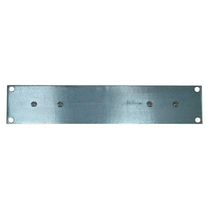 Isoltubex Placa para pared para codo mural - 25,5 x 5 cm - Placa metálica con agujeros y tornillos para el montaje, ideal para diversas aplicaciones de ensamblaje.
