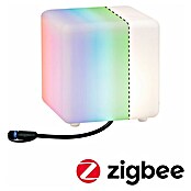 Paulmann Plug & Shine LED-Gartenstrahler Cube (2,8 W, Weiß, Per App steuerbar, IP65, L x B x H: 20 x 20 x 20 cm) | BAUHAUS