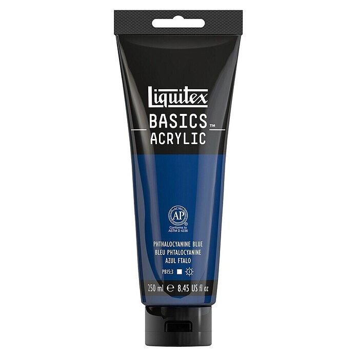 Liquitex Basics Akrilna boja (Ftalocijanin plava, 250 ml, Tuba)