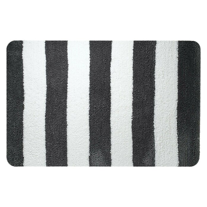Sealskin Badkamermat Linje (60 x 90 cm, Textiel, Grijs / Wit) | BAUHAUS