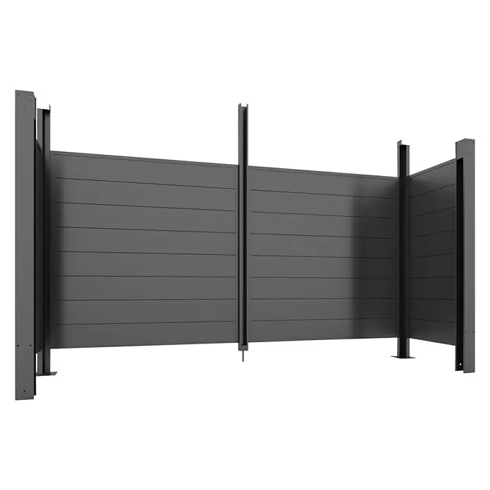 Allview Wandelement Calux Endwand - Passend für: Allview Calux Carport - Schützende Metallzaun-Konstruktion, die Privatsphäre und Sicherheit bietet, während sie gleichzeitig ein modernes Erscheinungsbild bietet.