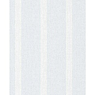 SCHÖNER WOHNEN-Kollektion Vliestapete Unistreifen (Blau/Weiß, Streifen, 10,05 x 0,53 m)