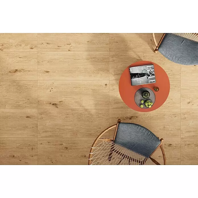 Atlas Concorde Solution Terrassenfliese Kortex Golden45 x 90 x 2 cm, Hellbraun, Matt