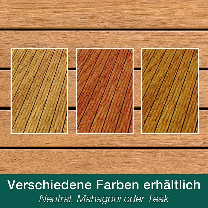 Bona Home Terrassen-Öl - Natur, 2,5 l - Auswahl an Holzfarben für Terrassendielen. Neutral, Mahagoni oder Teak erhältlich.