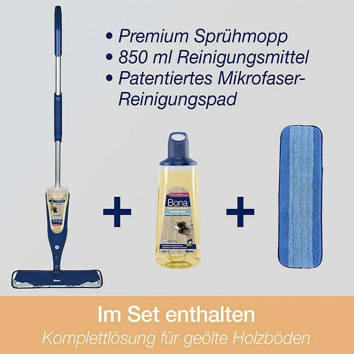 Bona Spray Mop Premium für geölte Holzfussböden