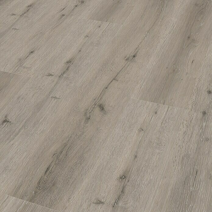 Vinylboden Rigid Grey Oak1.220 x 180 x 4 mm, Landhausdiele Detail Shot