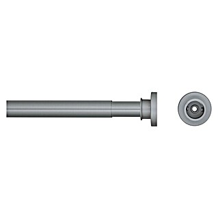 Sealskin Douchegordijnstang Seallux (80 cm - 130 cm, Diameter: 28 mm, Mat Aluminium)