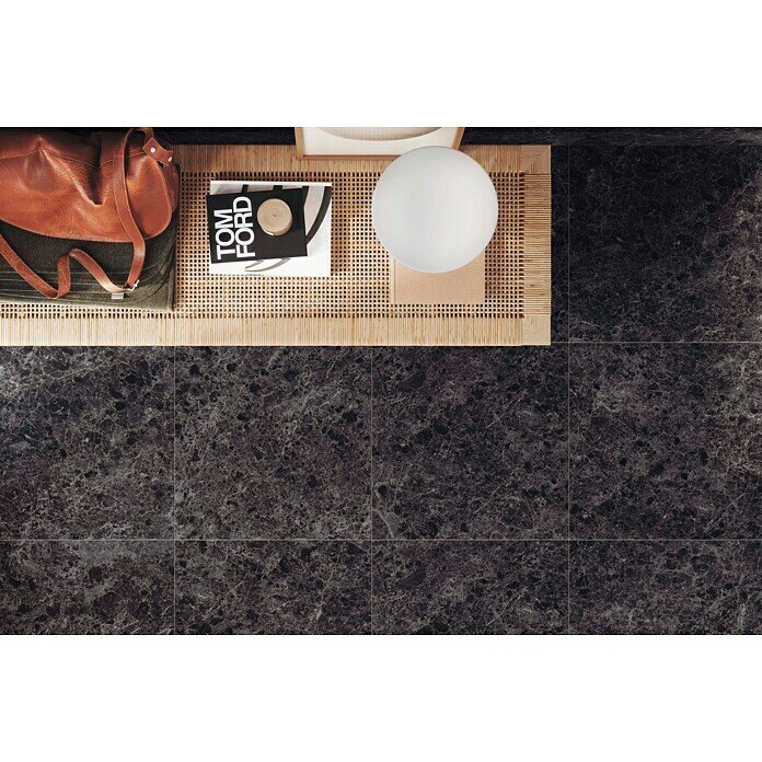 Keramische tegel Marble mix (15 x 15 cm, Black, Mat) | BAUHAUS
