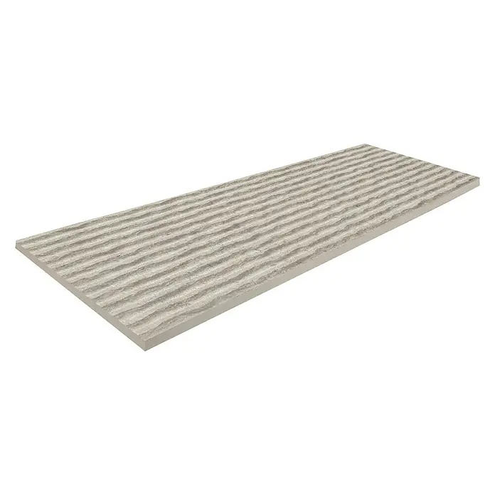 Verblendstein Niagara Perla - 60 x 20 cm, Hellgrau, Steinoptik - Abbildung einer strukturierten Wandfliese in einem hellen Farbton, ideal für moderne Innenarchitektur.