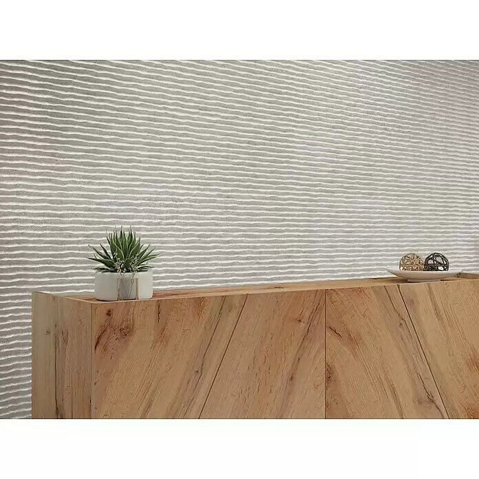 Verblendstein Niagara Perla - 60 x 20 cm, Hellgrau, Steinoptik - Stimmungsaufnahme