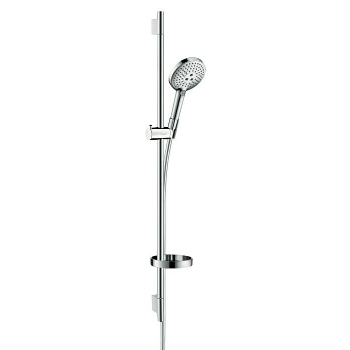 Hansgrohe Brausegarnitur Raindance Select S 120 (Lochabstand: 91,5 cm, Art Strahl: Rain, RainAir, Whirl, Chrom, Seifenschale)