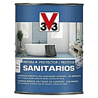 V33 Esmalte Sanitario (Blanco, 1 l)
