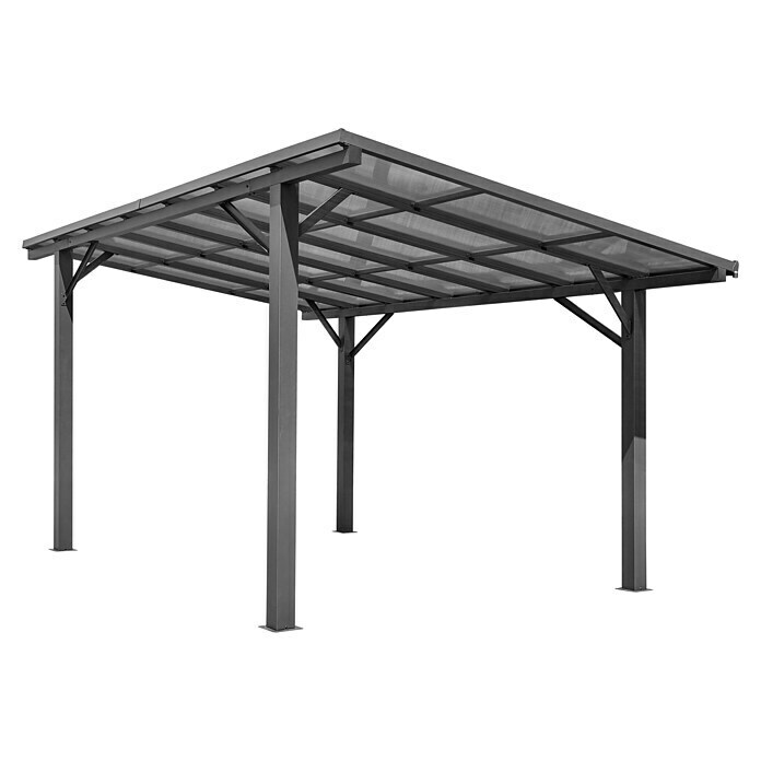 Carport AndyL x B: 500 x 300 cm, Einfahrtshöhe: 179 cm Diagonal View