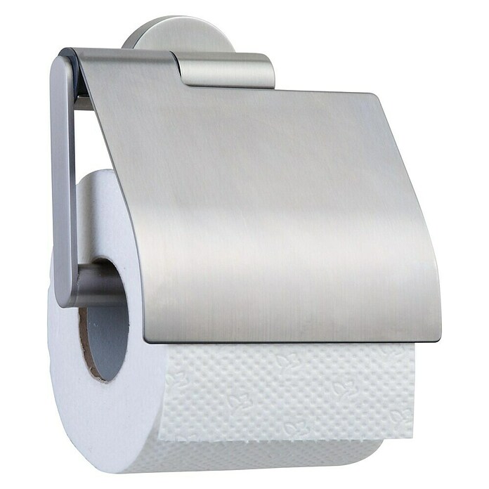 Tiger Boston Toiletrolhouder (Met deksel, Geborsteld RVS) | BAUHAUS