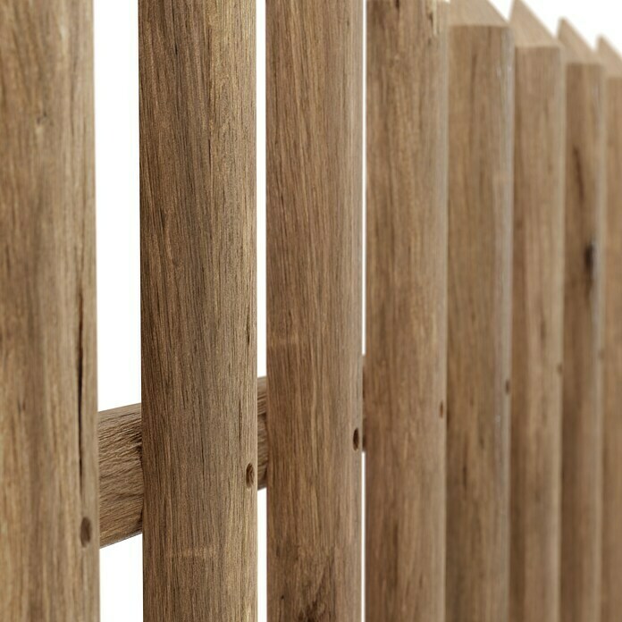 T & J Staketenzaun250 x 150 cm, Holz Detail Shot