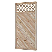 T & J Sichtschutzelement Classico (B x H: 90 x 180 cm, Mit Rankgitter, Natur) | BAUHAUS