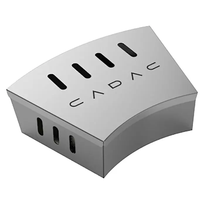 Cadac Räucherbox - L x B x H: 9 x 13 x 4 cm, Edelstahl - CADAC-Grillzubehörteil, das eine gleichmäßige Wärmeverteilung und ein stilvolles Grillerlebnis ermöglicht.\n