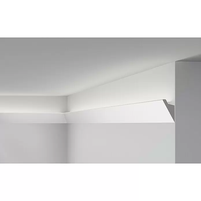 Nmc Decoflair Zierprofil CL12 - L x B x H: 2 m x 36 mm x 60 mm, Hochverdichtetes extrudiertes Polymer (HDPS) - Stimmungsaufnahme