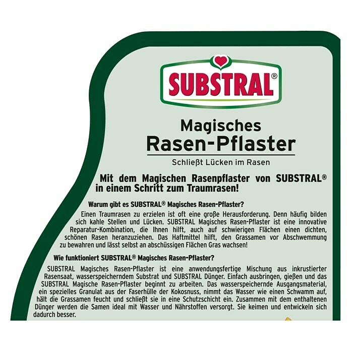 Substral Rasen-Reparatur1 kg, 5 m² Back View