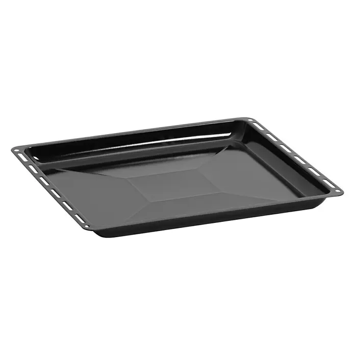 Respekta Einbauherd-Set Jannis AB 121-26 + Aaron KM4400-28 - Anzahl Beheizungsarten: 7 Stk., Schwarz/Silber - Hier sehen wir eine schwarze Ofenform, die sich ideal zum Backen und Braten eignet.