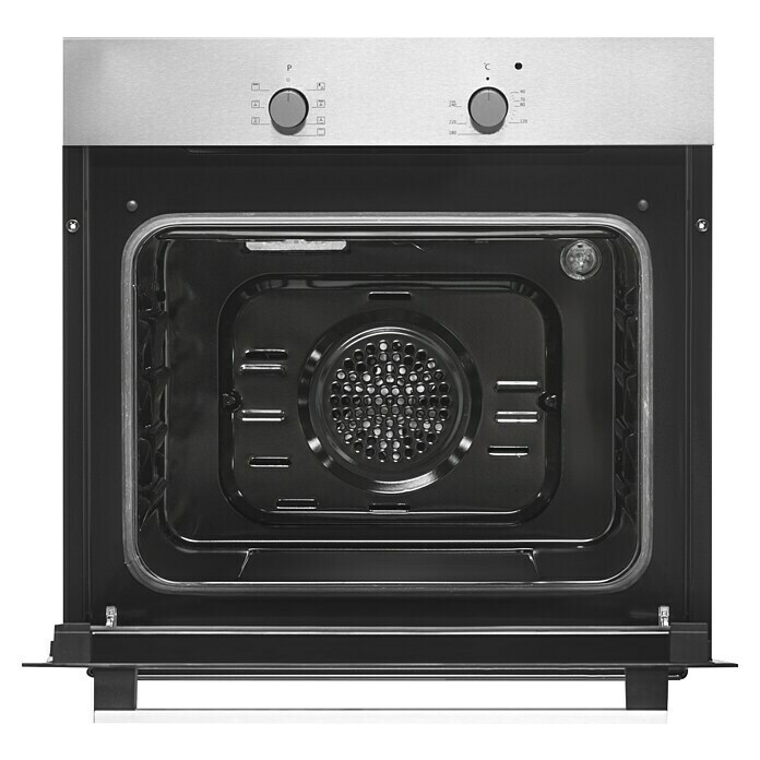 Respekta Einbauherd Solero AB120-33Anzahl Beheizungsarten: 7 Stk., Volumen Backofen: 56 l, Schwarz/Edelstahl Front View