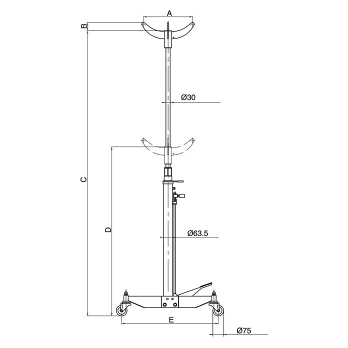 Bahco Getriebeheber BH5SP (Traglast: 500 kg) | BAUHAUS