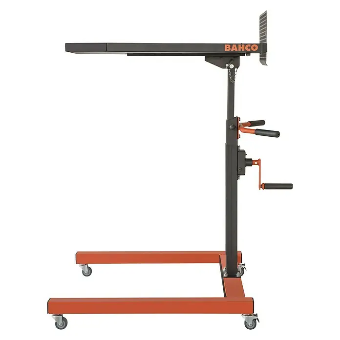 Bahco Materialständer Multi-Table BLEMAT1 - Höhenverstellung: 95 cm - 135 cm, Traglast: 50 kg - Der Bahco Blechlifter ist ein robustes Werkzeug zum Anheben und Positionieren von Blechen in Werkstätten, mit Rollen für hohe Mobilität.
