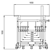 Bahco Radheber Hydraulisch BH8AC3 (Traglast: 600 kg) | BAUHAUS