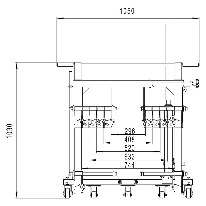 Bahco Radheber Hydraulisch BH8AC3Traglast: 600 kg