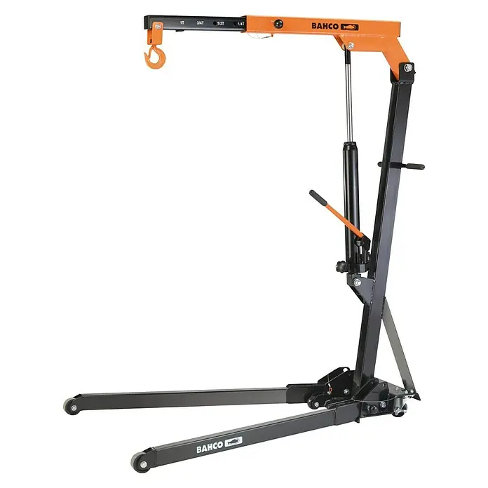 Bahco Werkstattkran Klappbar BH6FC - Traglast: 1.000 kg - Werkstattkran von Bahco, ideal zum Heben schwerer Lasten in Werkstätten. Robuste Bauweise für sicheres Arbeiten.