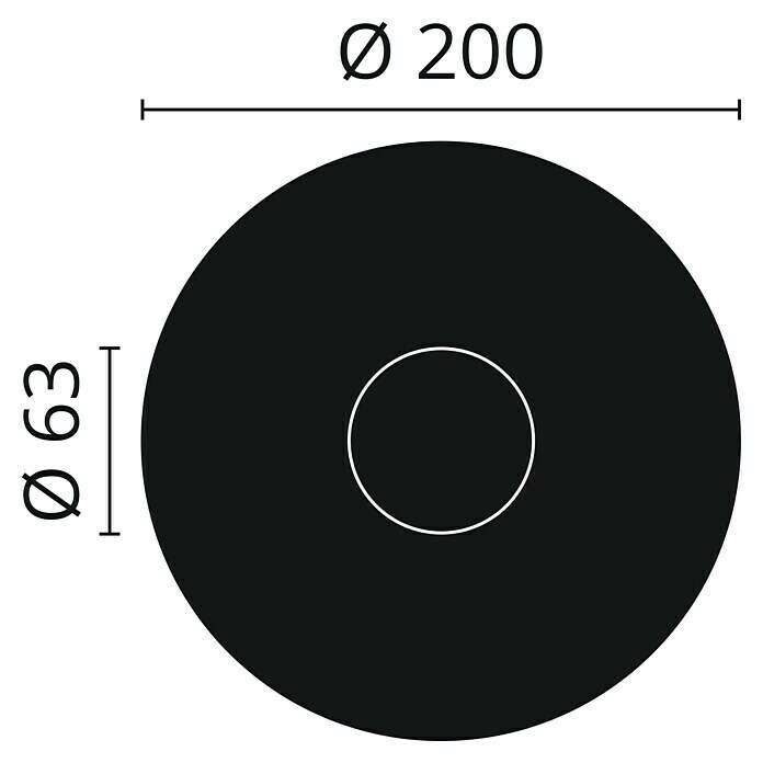 Nmc Decoflair Rosette M70 (Durchmesser: 20 cm, Hochverdichteter Polyurethanschaum (PU), Weiß, 1 Stk.) | BAUHAUS