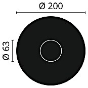 Nmc Decoflair Rosette M70 (Durchmesser: 20 cm, Hochverdichteter Polyurethanschaum (PU), Weiß, 1 Stk.) | BAUHAUS