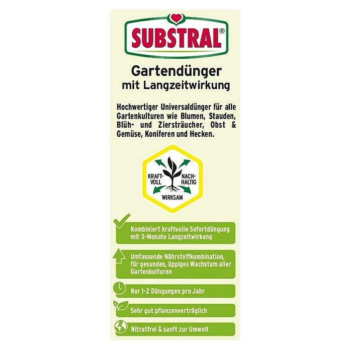 Substral Gartendünger mit Langzeitwirkung (2,5 kg) | BAUHAUS