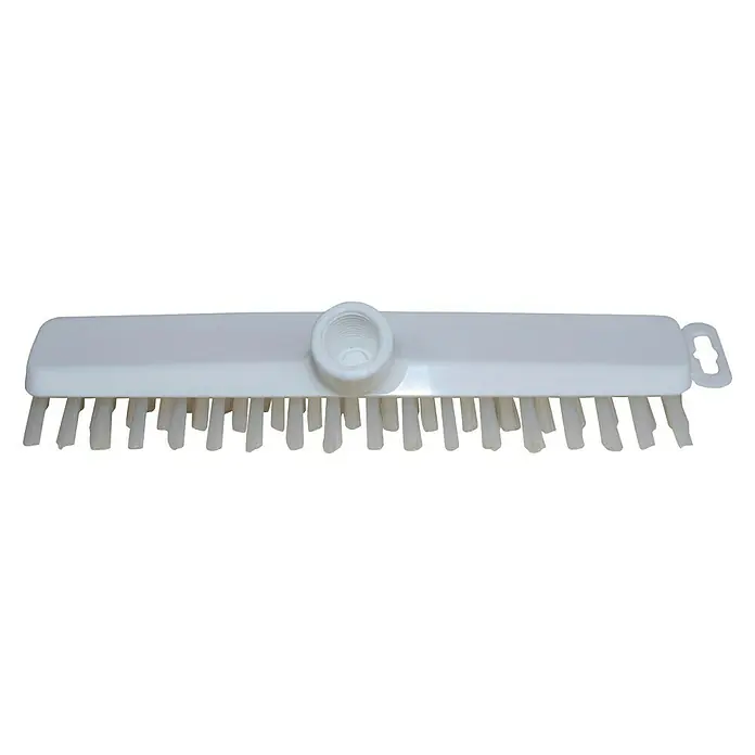 Haug Bodenwischer - Weiß, Breite: 29,5 cm, Material Borsten: Polyester PBT - Bürstenaufsatz mit zahlreichen Borsten für eine effektive Reinigung. Ideal für schwer zugängliche Stellen.