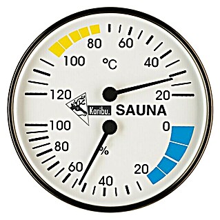 Karibu Klimamesser Classic (Temperaturbereich Thermometer: 0 °C - 120 °C, Messbereich Hygrometer: 0 - 100 % r.F.)