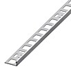 Fliesenprofil (Edelstahl, L x H: 2,5 m x 15 mm, Gebürstet, Rostfrei)