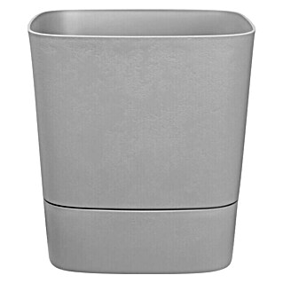 Elho Maceta para planta Greensense (Dimensiones externas (Ø x Al): 30 cm x 30 m, Plástico, Gris claro)