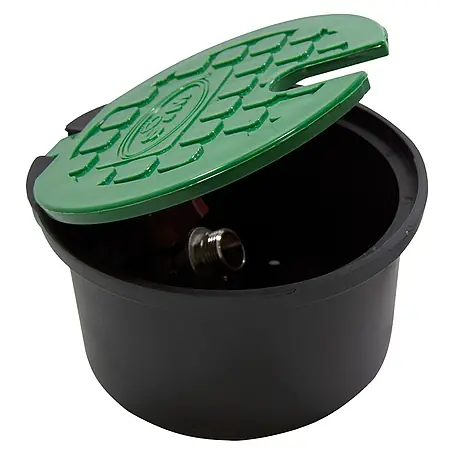 Arqueta redonda con tapa