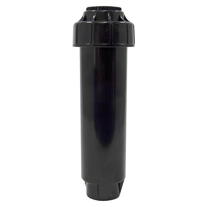 Orbit Aspersor emergente - 7,5 cm, Sector de riego por aspersión: 0 ° - 360 ° - Aspersor emergente negro, ideal para la irrigación del césped. Su robusta carcasa asegura durabilidad y un funcionamiento fiable en cada uso.