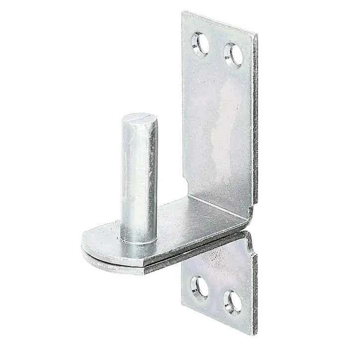 Stabilit Aufschraubkloben - Durchmesser Dorn: 16 mm, Abstand Dorn bis Platte: 25 mm, 101 x 38 mm - Metallgelagerte Scharnierkomponente mit Montagelöchern, ideal für präzise und robuste Verbindungen in verschiedenen Anwendungen.
