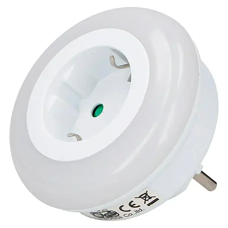 Luz de noche LED con sensor y enchufe