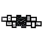 Reloj de pared y portaretratos (Diámetro: 57 cm, 80 x 26 cm, Negro) | BAUHAUS